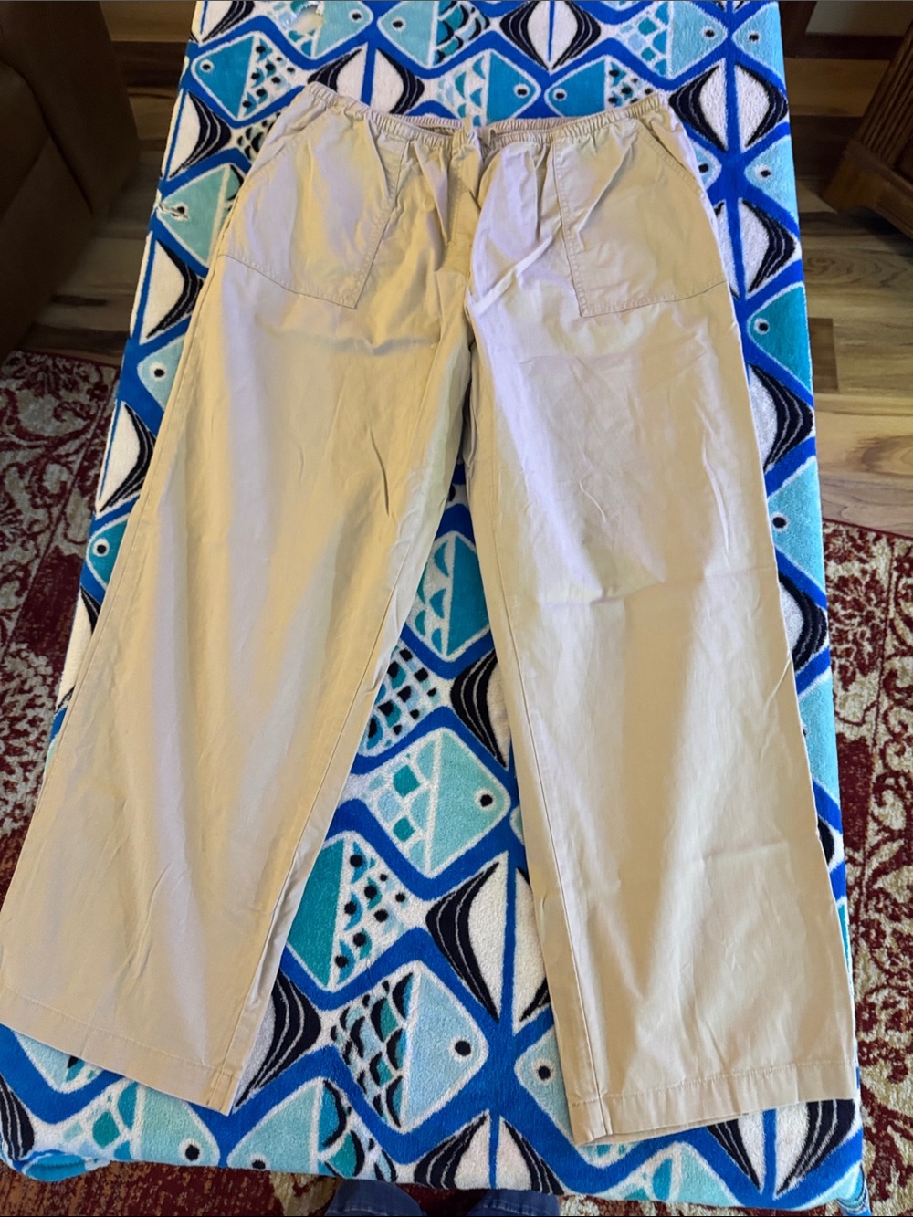 L.L.Bean Classic Fit pants in Beige